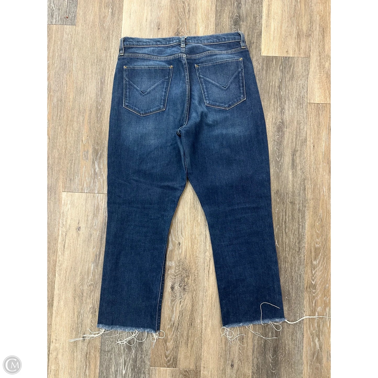 Jeans Straight By Hudson In Blue Denim, Size: 10