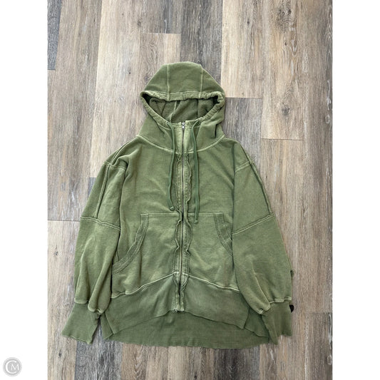Sweatshirt Hoodie By We The Free In Green, Size: L