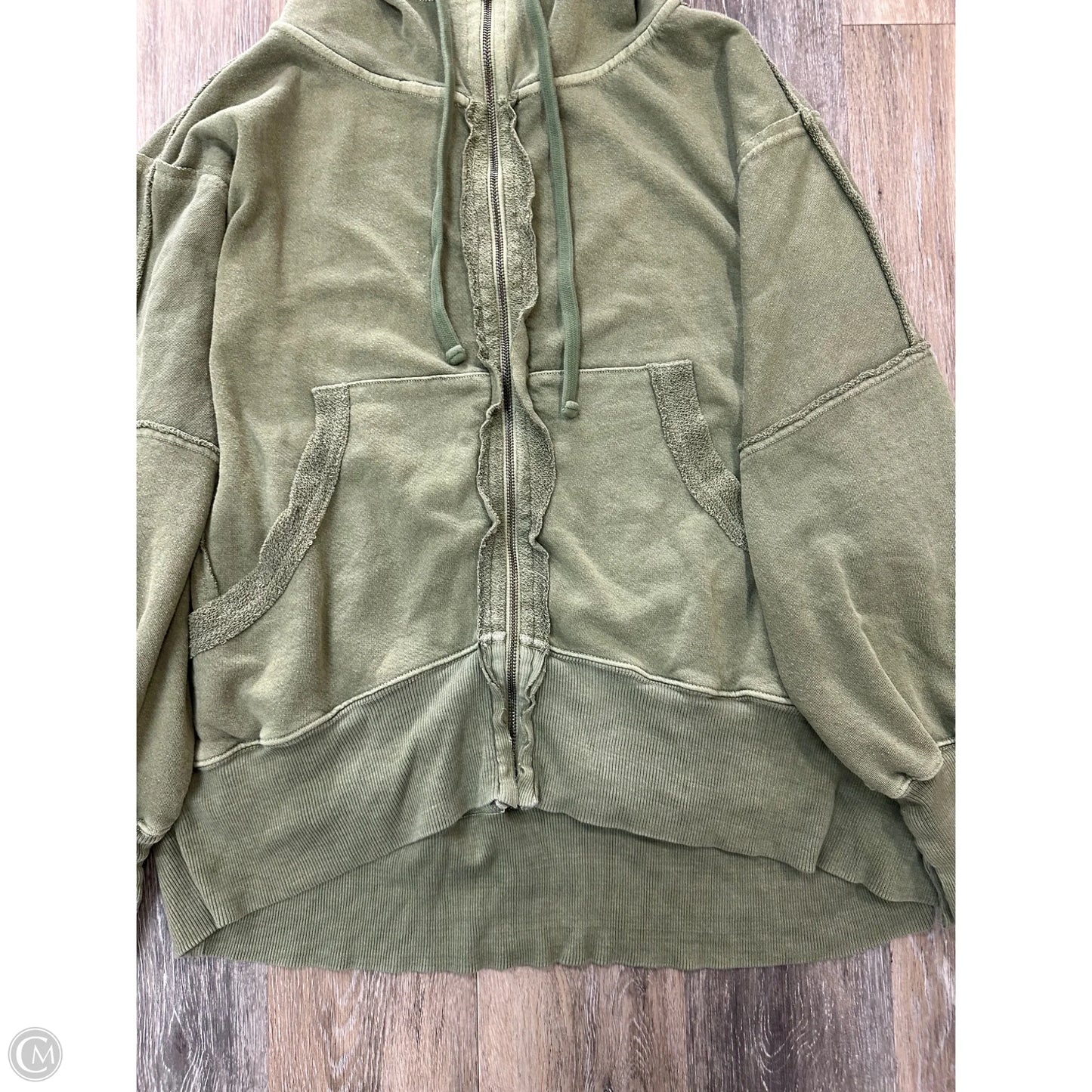 Sweatshirt Hoodie By We The Free In Green, Size: L