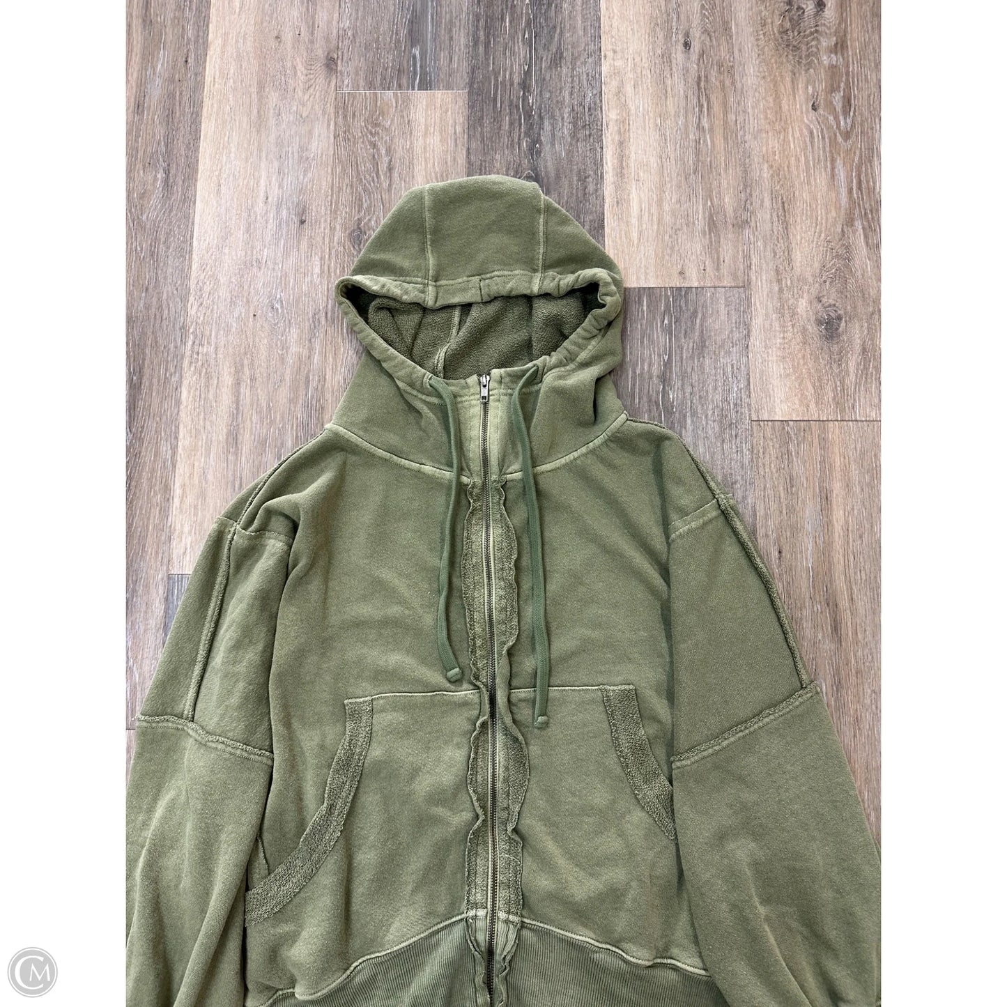 Sweatshirt Hoodie By We The Free In Green, Size: L