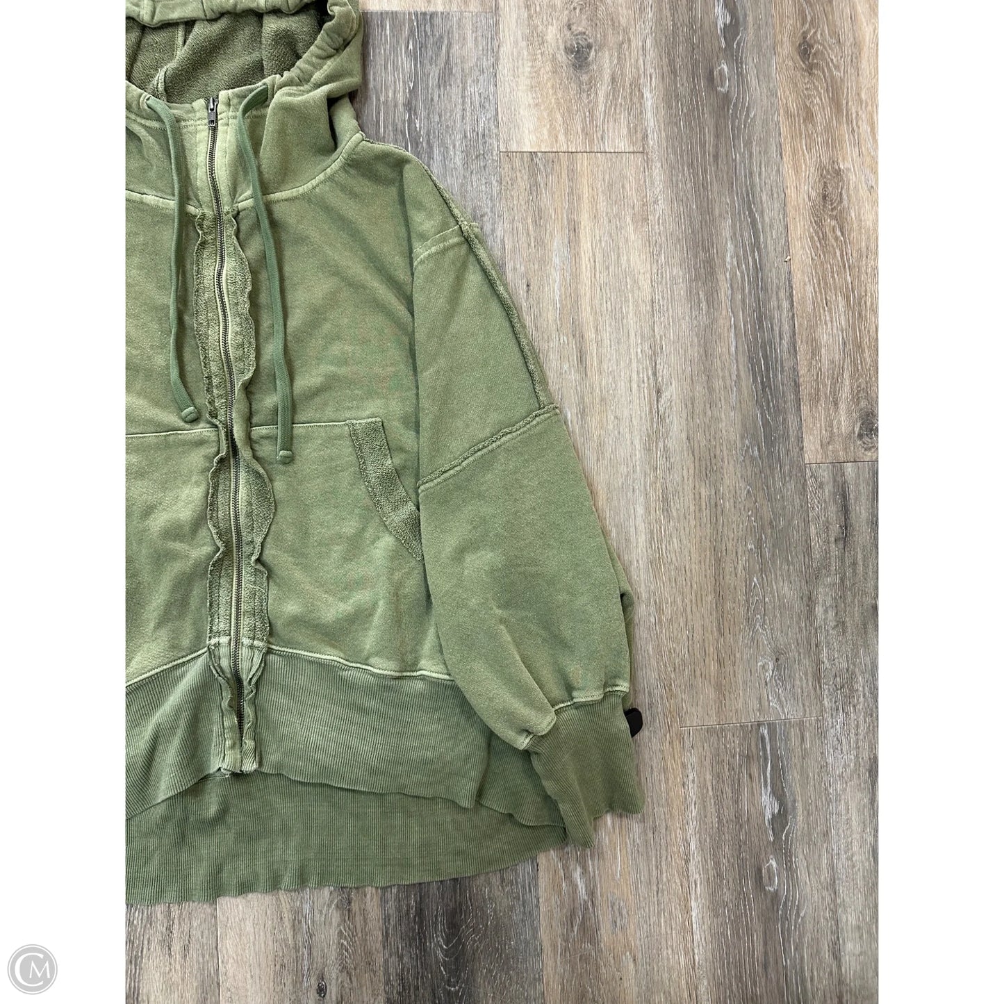 Sweatshirt Hoodie By We The Free In Green, Size: L
