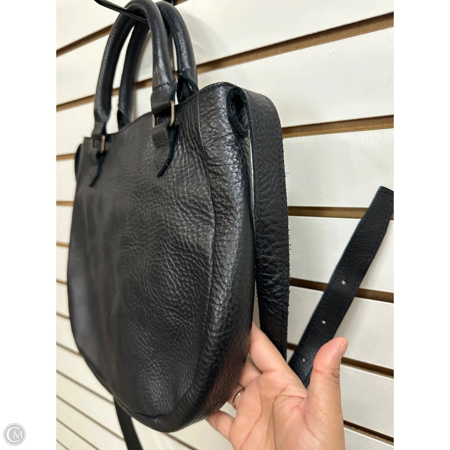 Handbag Leather By Duluth Trading, Size: Medium