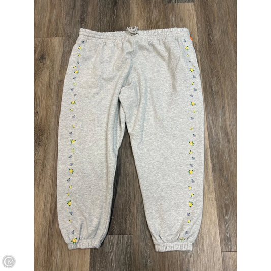Athletic Pants By Pink In Grey, Size: Xxl