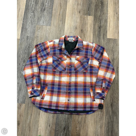 Jacket Shirt By Duluth Trading In Plaid Pattern, Size: Xxl
