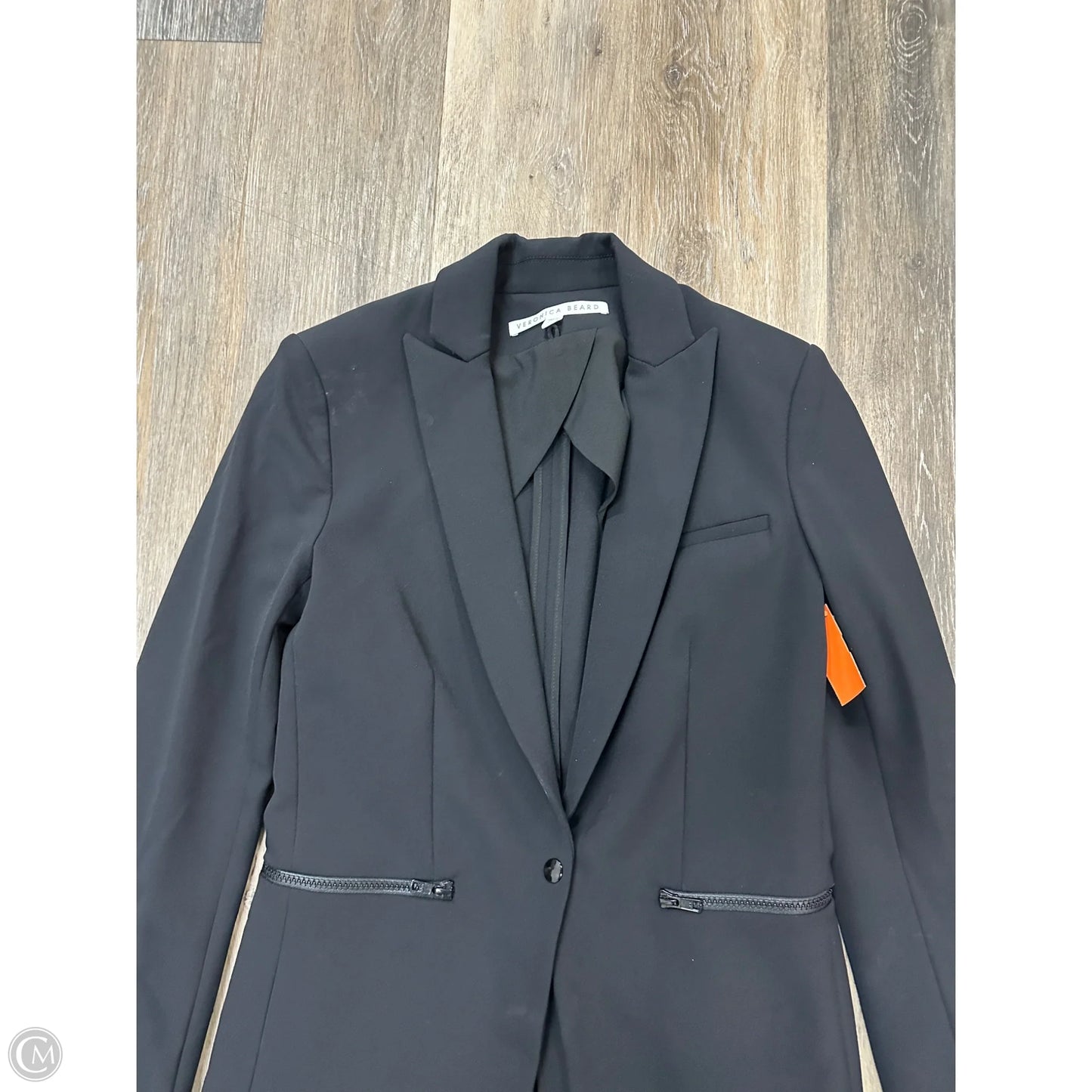 Blazer Designer By Veronica Beard In Black, Size: 0