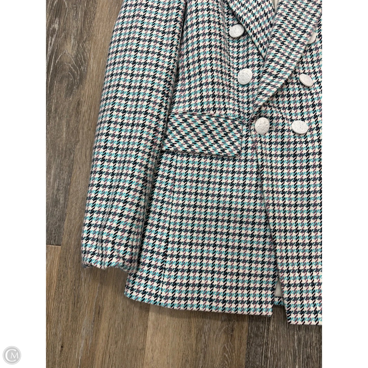 Blazer Designer By Veronica Beard In Plaid Pattern, Size: 0