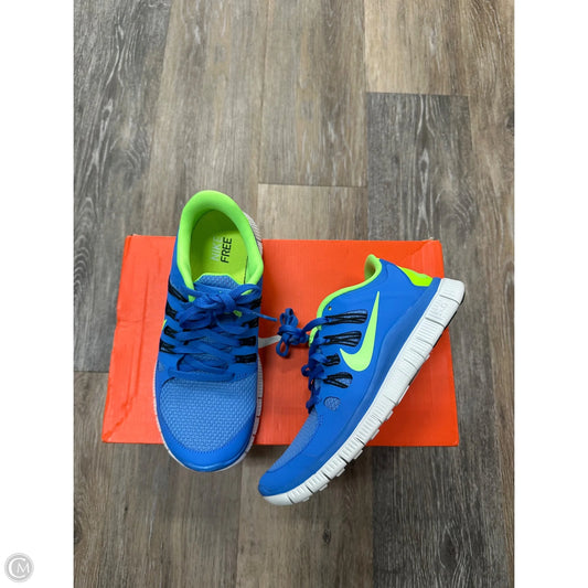 Shoes Athletic By Nike Apparel In Blue, Size: 7