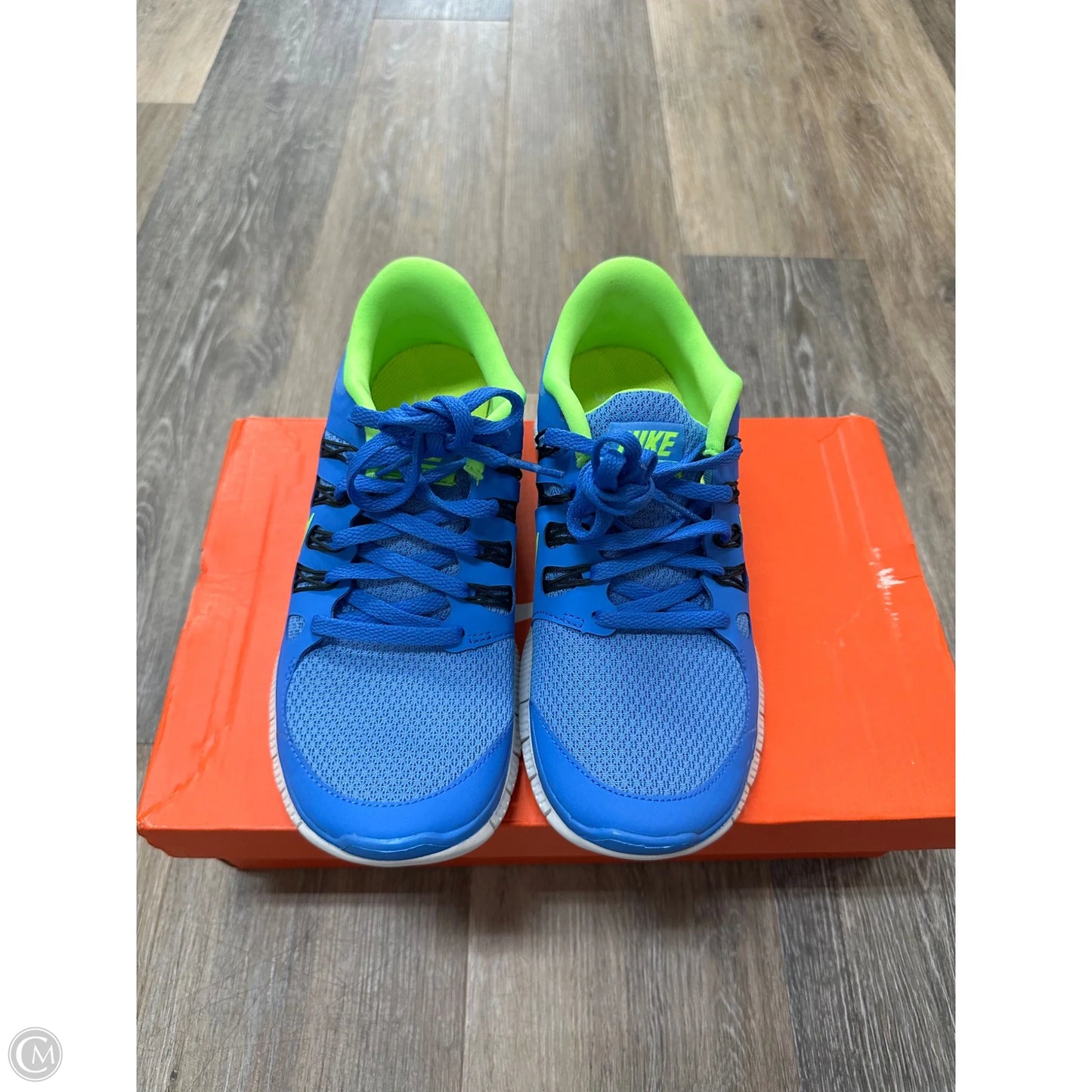 Shoes Athletic By Nike Apparel In Blue, Size: 7