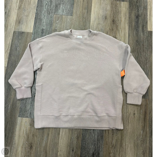 Athletic Sweatshirt Collar By Varley In Pink, Size: L