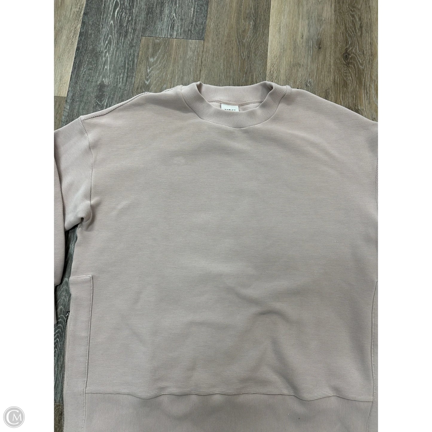 Athletic Sweatshirt Collar By Varley In Pink, Size: L