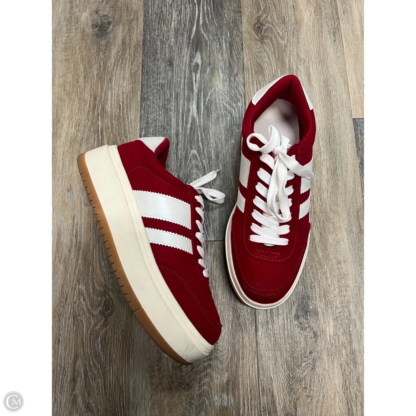 Shoes Sneakers Platform By Madden Girl In Red, Size: 7.5