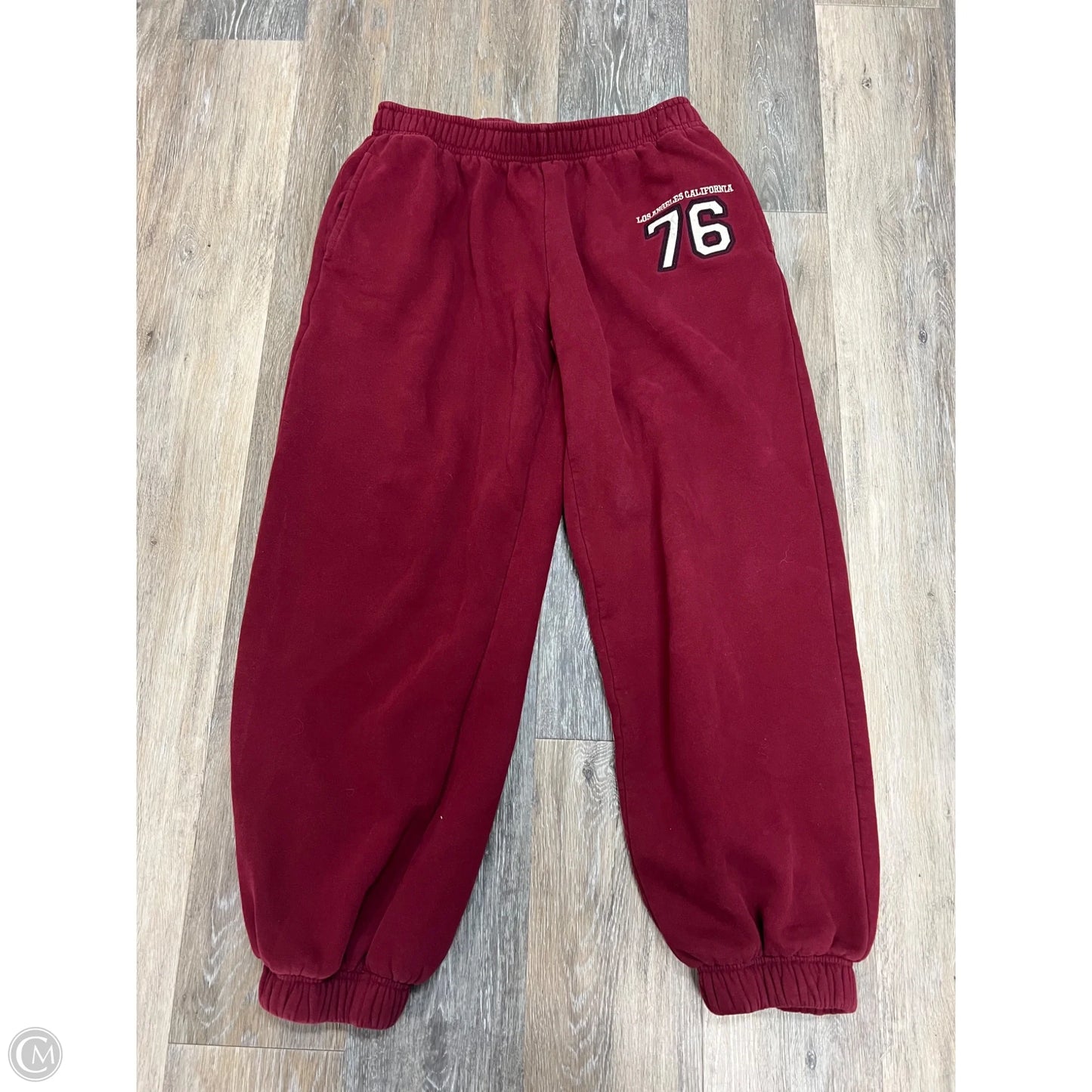 Athletic Pants By Edikted In Red, Size: M