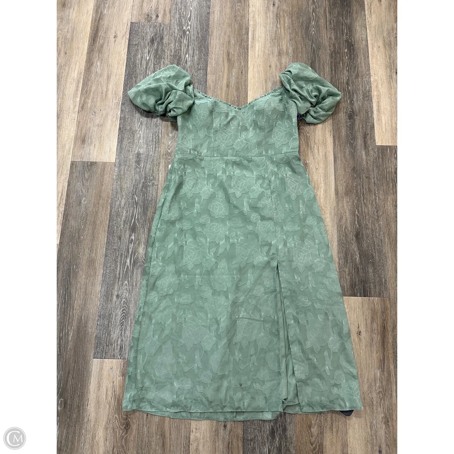 -Dress Party Long By Azazie In Green, Size: Xl