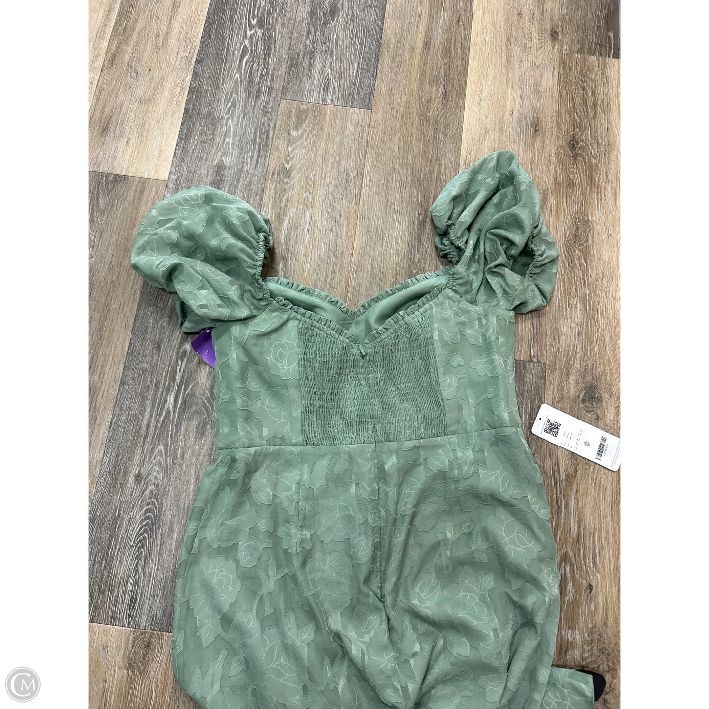 -Dress Party Long By Azazie In Green, Size: Xl