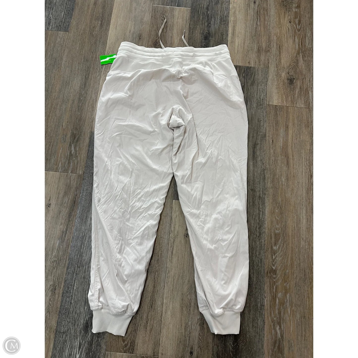 Athletic Pants By Lululemon In Cream, Size: 10