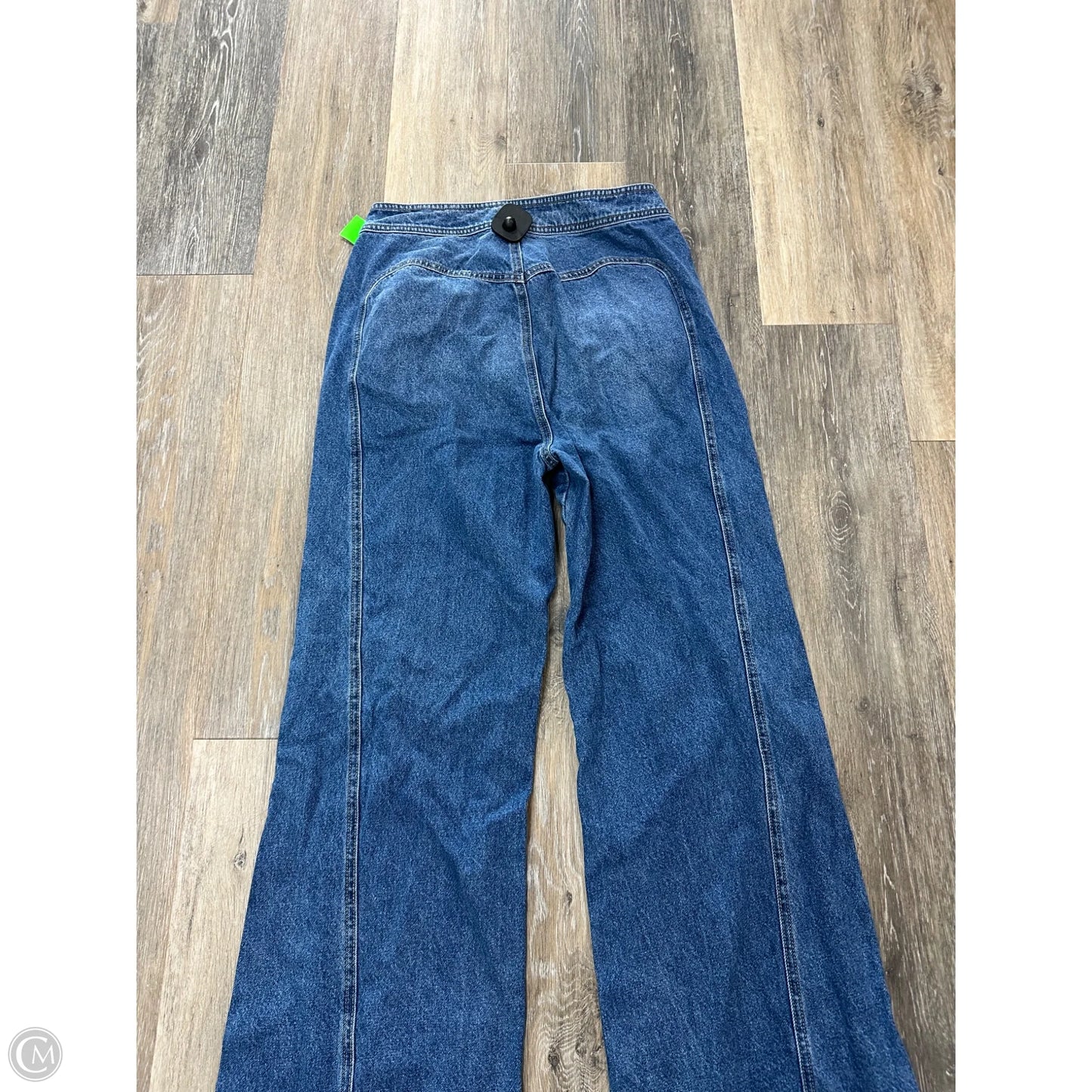 Jeans Wide Leg By We The Free In Blue Denim, Size: M