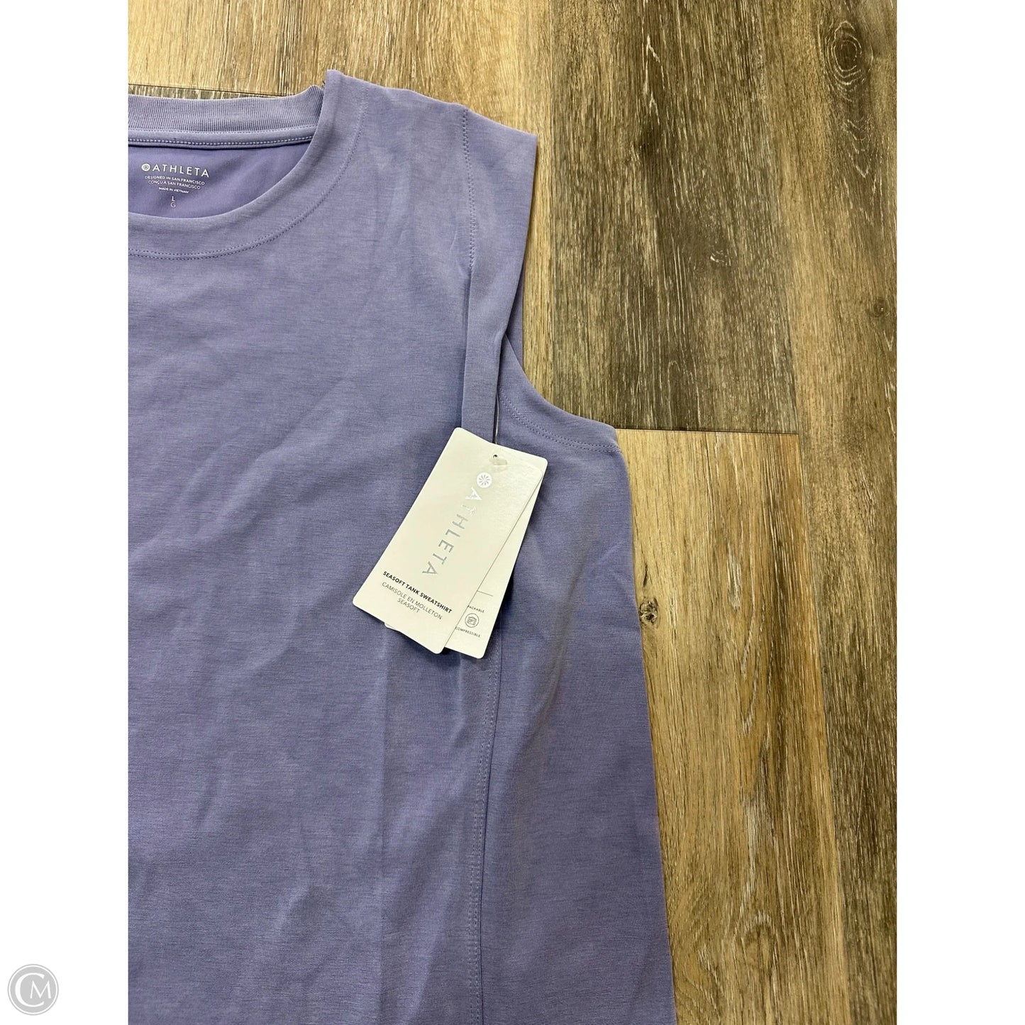 Athletic Tank Top By Athleta In Purple, Size: L