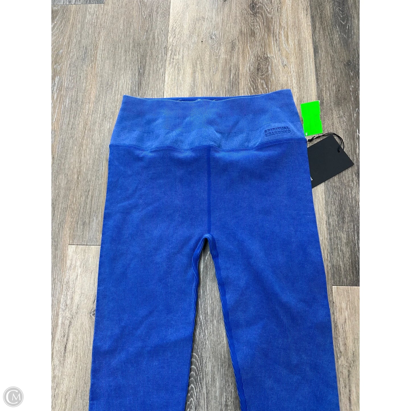 Athletic Leggings By Spiritual Gangster In Blue, Size: L
