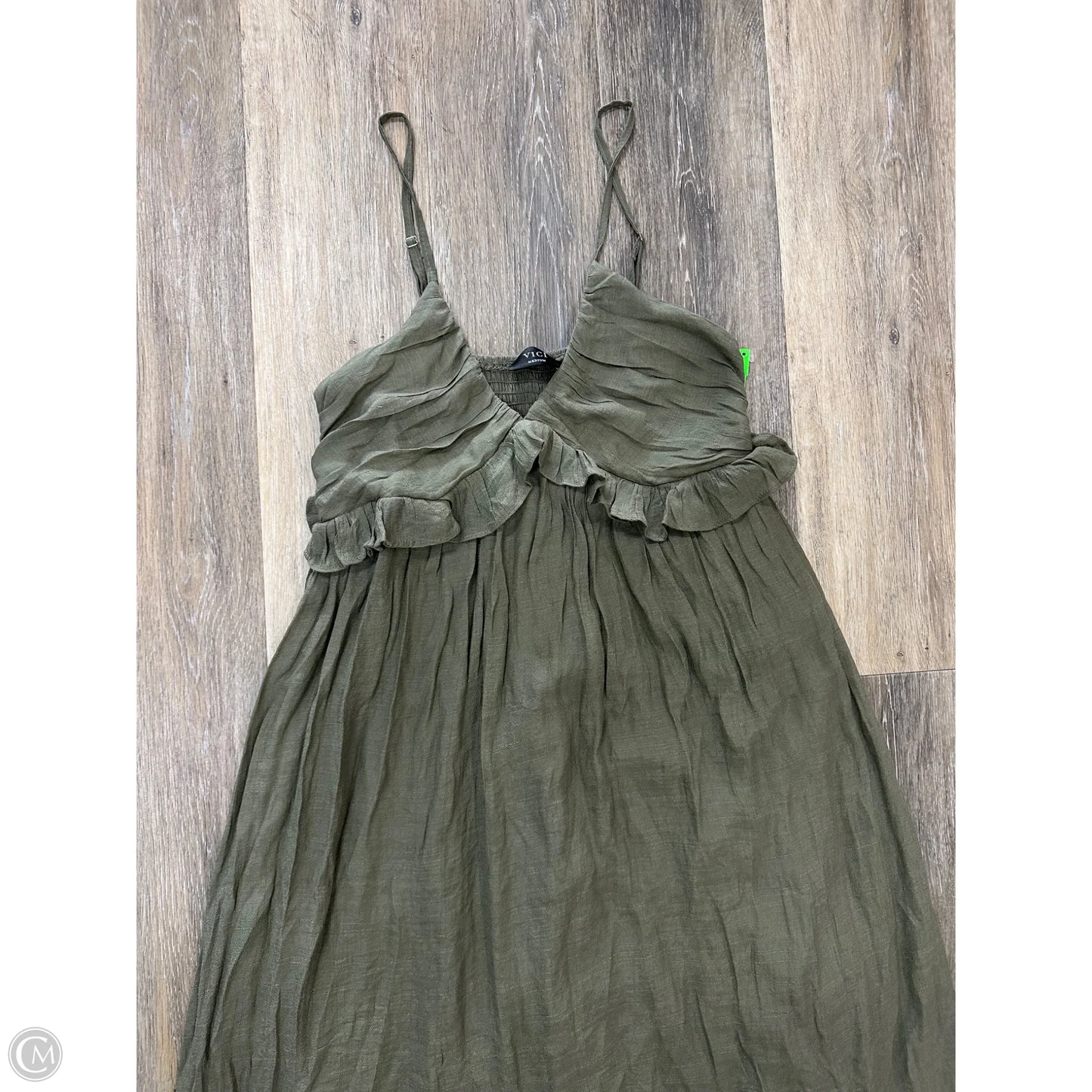 Dress Casual Maxi By Vici In Green, Size: M