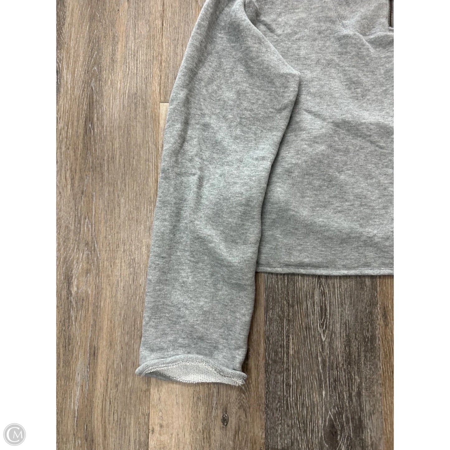Sweatshirt Collar By J. Crew In Grey, Size: M