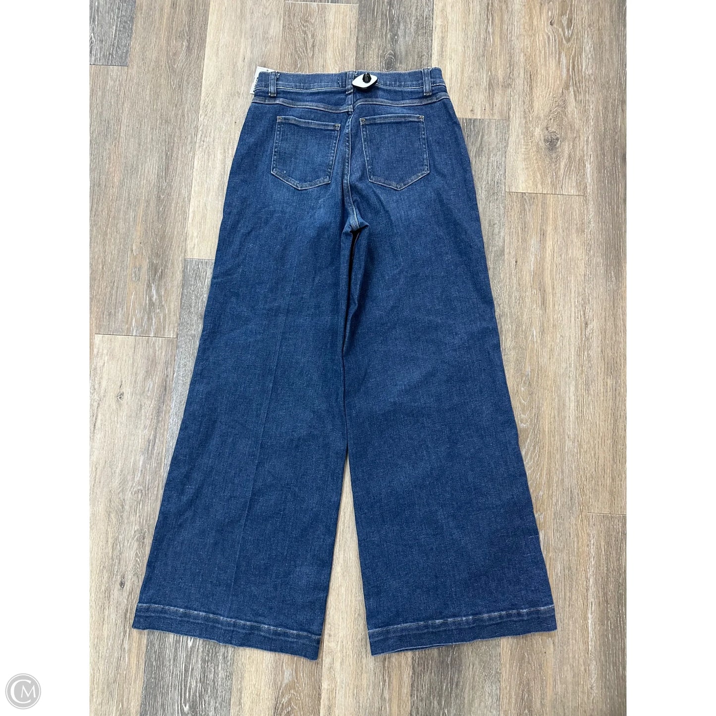 Jeans Wide Leg By Spanx In Blue Denim, Size: M
