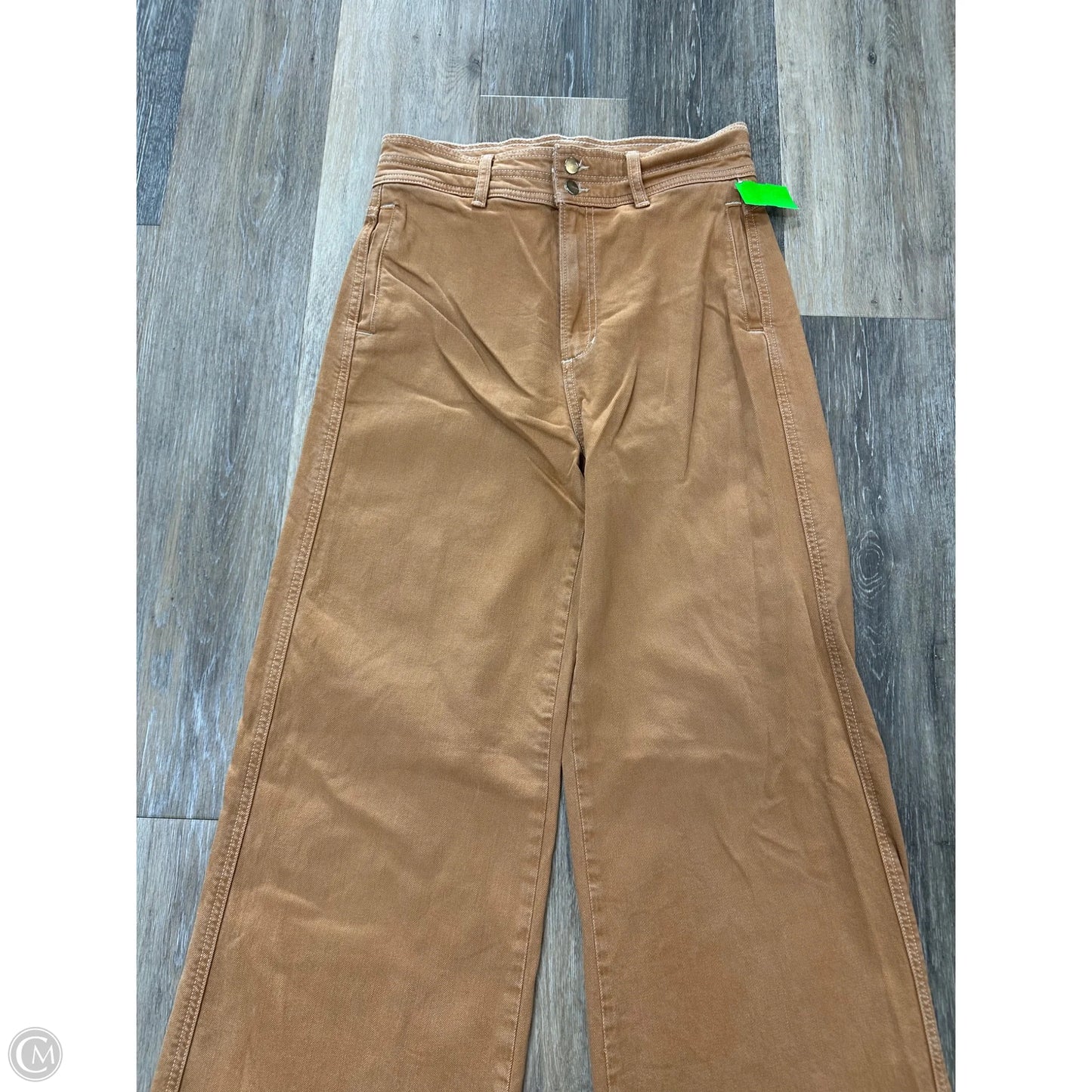 Jeans Wide Leg By Joes Jeans In Yellow Denim, Size: 6