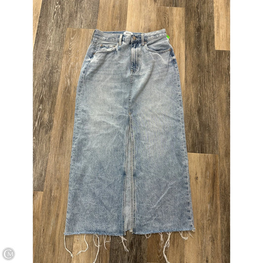 Skirt Maxi By Pistola In Blue Denim, Size: 6