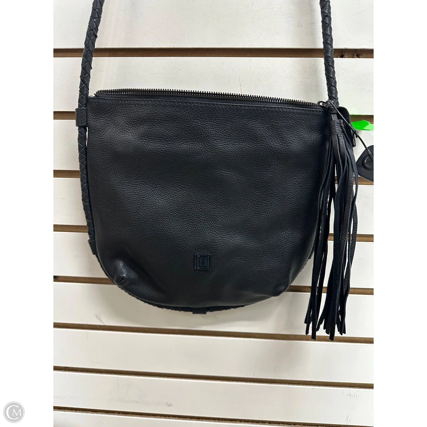 Handbag Leather By Heathers Closet, Size: Medium