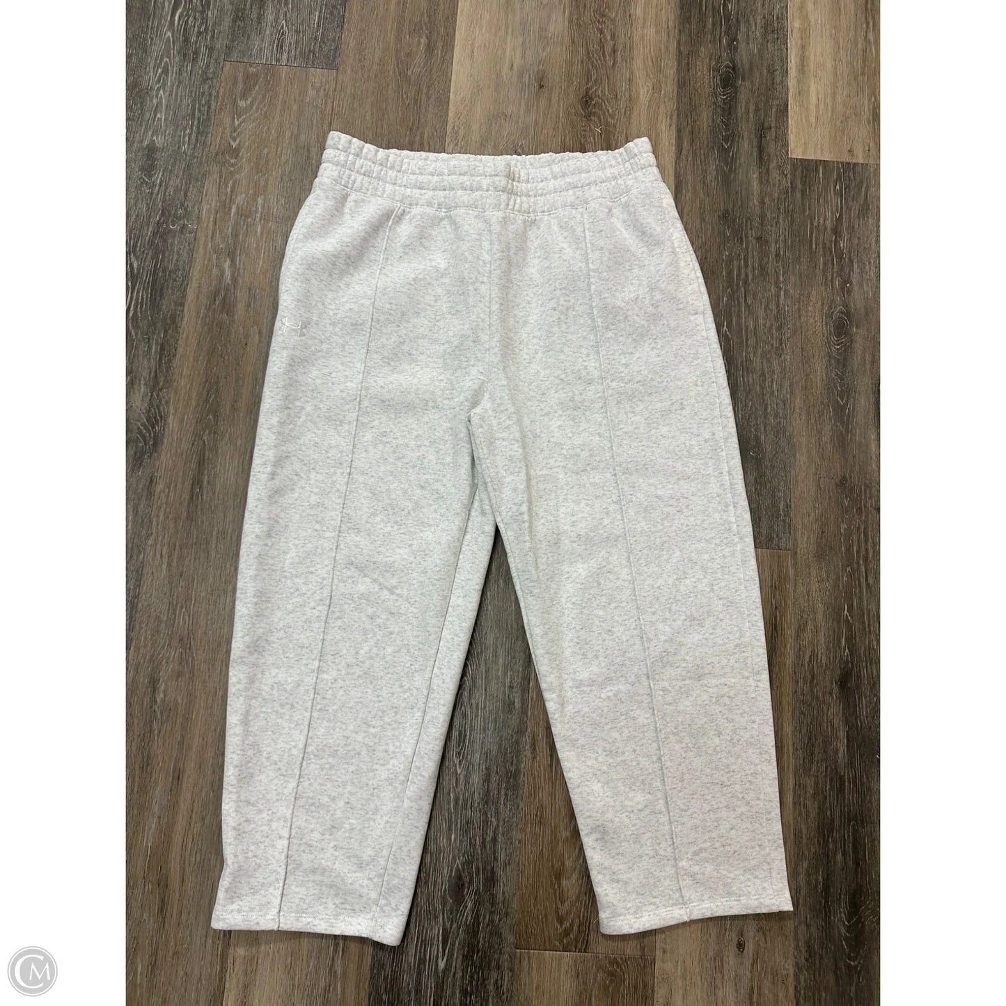 Athletic Pants By Under Armour In Grey, Size: L