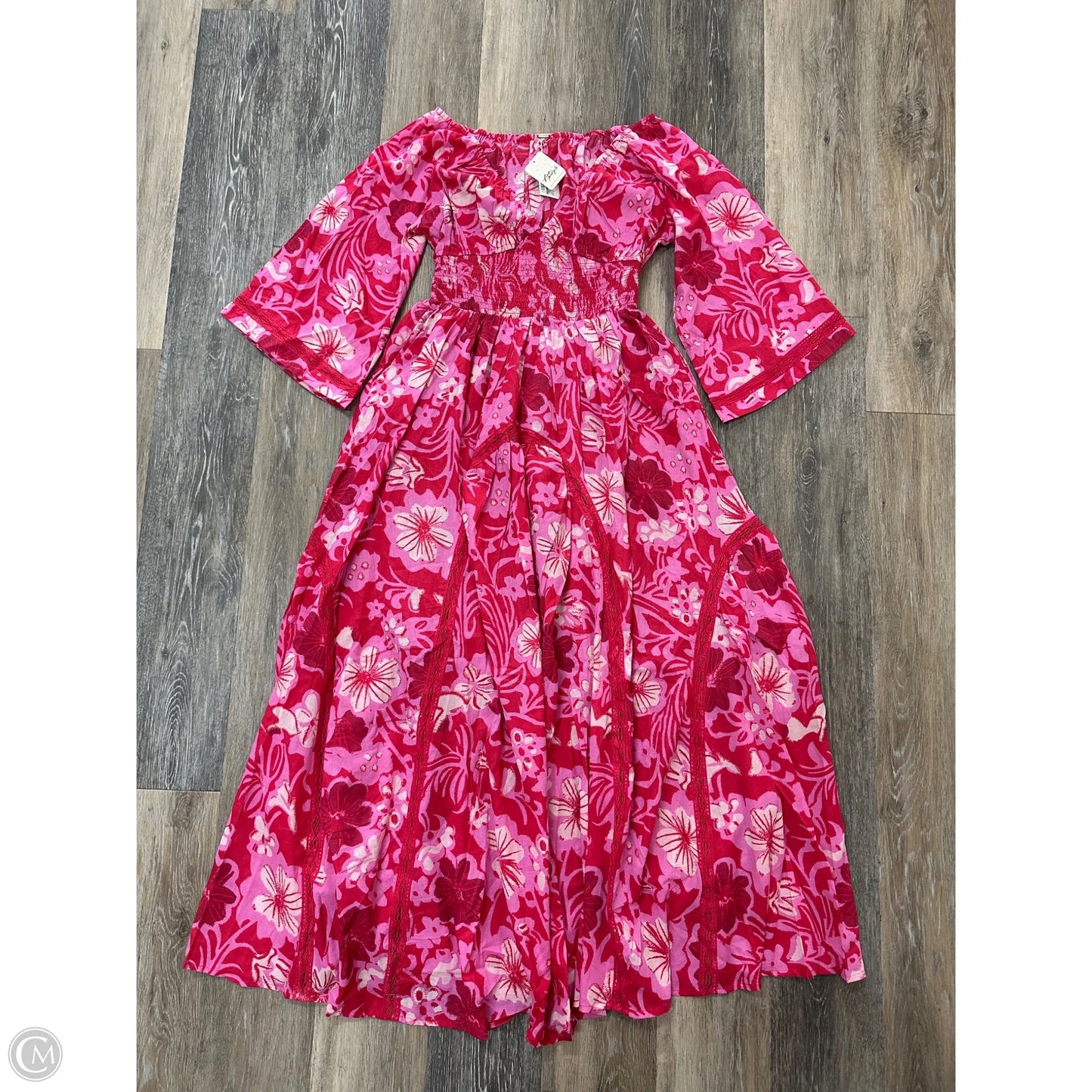 Dress Casual Maxi By Free People In Floral Print, Size: S
