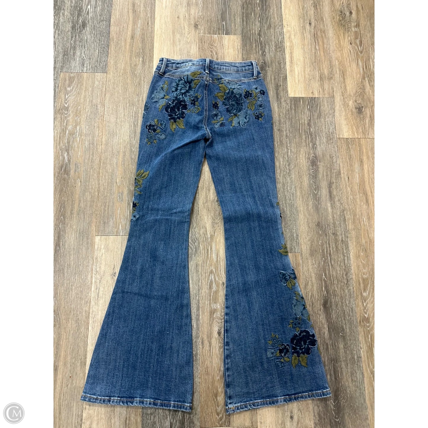 Jeans Flared By Driftwood In Blue Denim, Size: 0