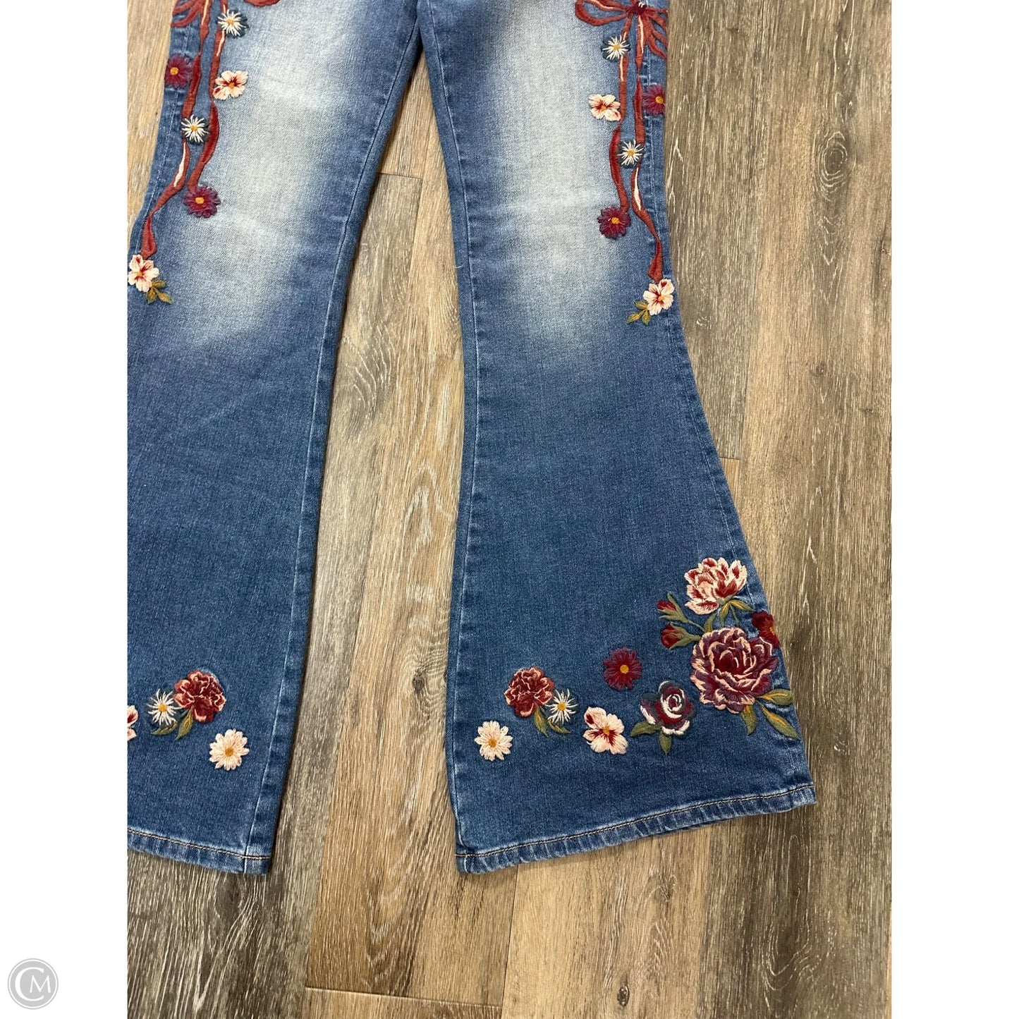 Jeans Flared By Driftwood In Blue Denim, Size: 0