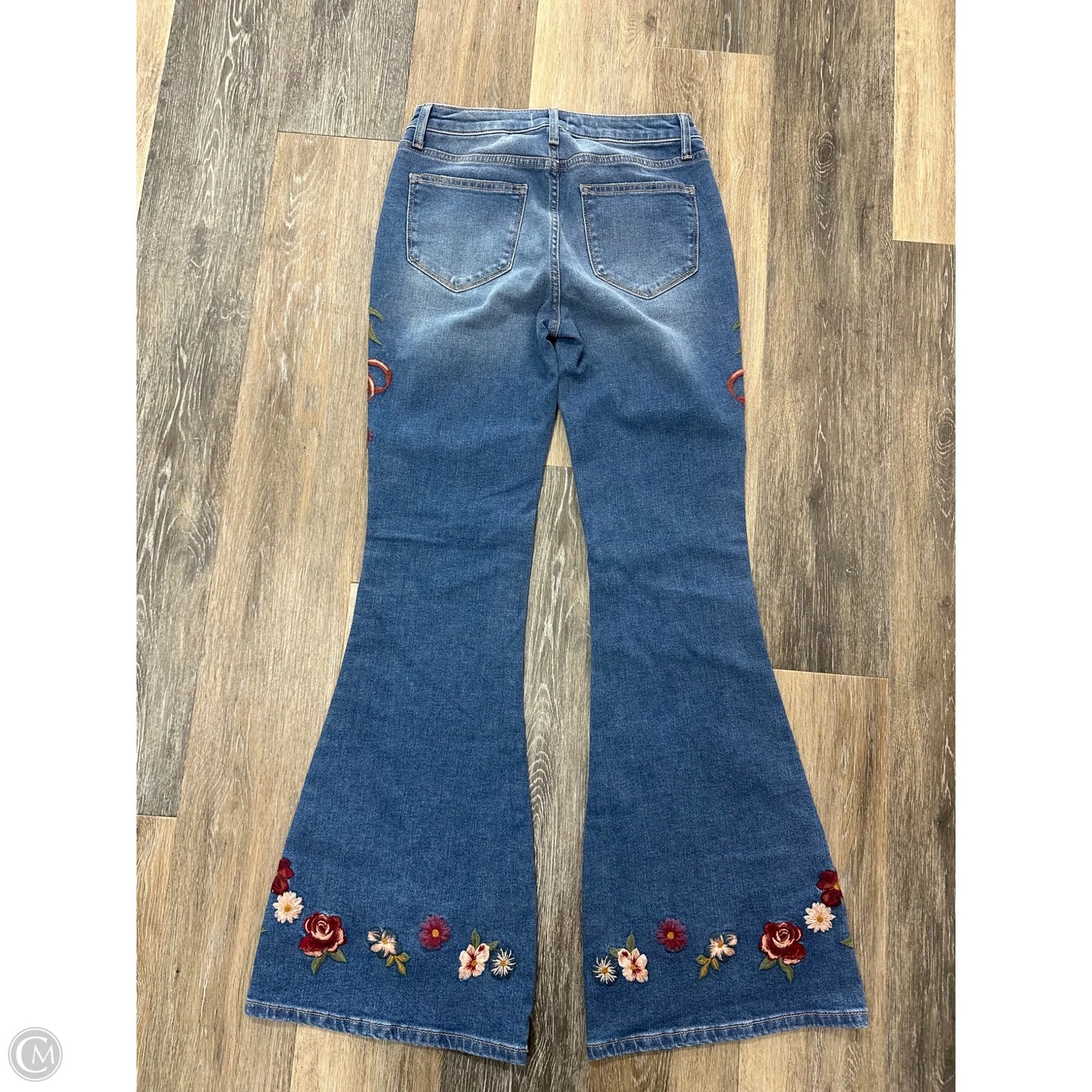 Jeans Flared By Driftwood In Blue Denim, Size: 0
