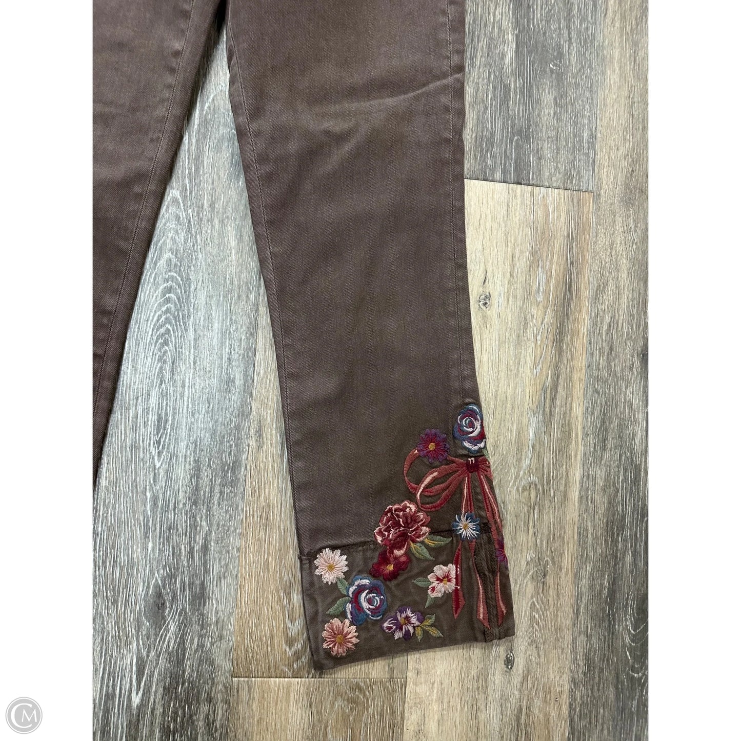 Jeans Straight By Driftwood In Brown Denim, Size: 2