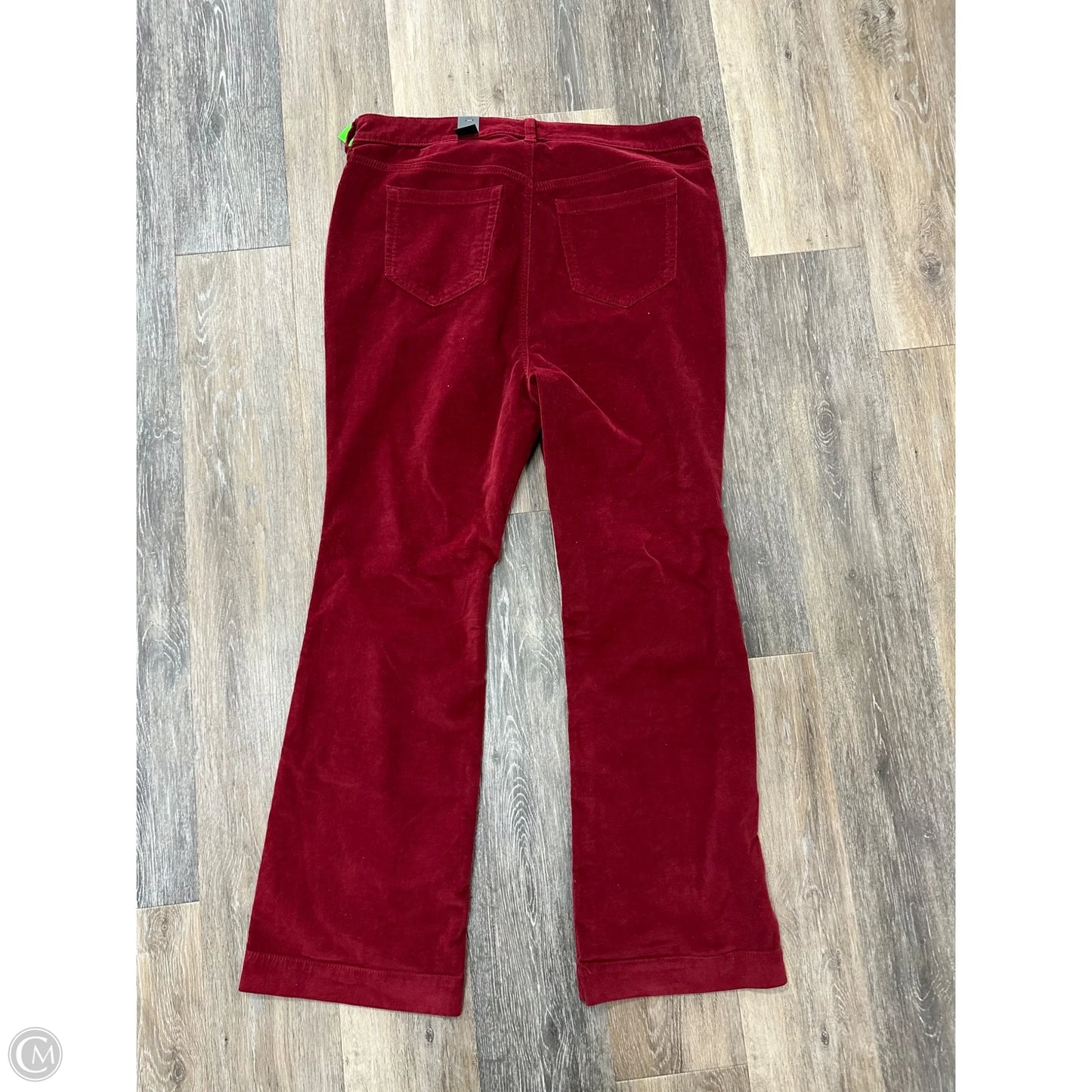 Pants Corduroy By Torrid In Red, Size: 16
