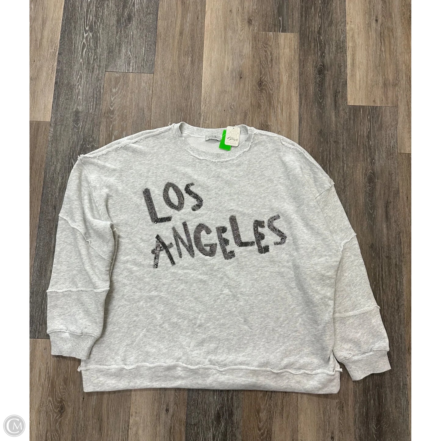 Sweatshirt Crewneck By Ragabond In Grey, Size: Xl