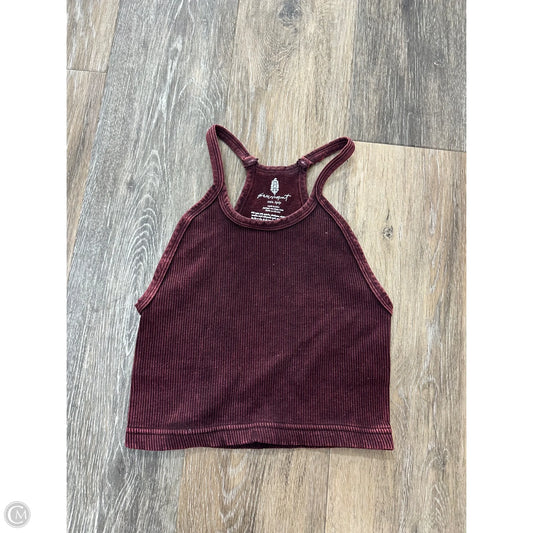 Tank Top By Free People In Red, Size: Xs