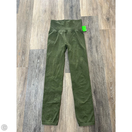 Athletic Leggings By Free People In Green, Size: M