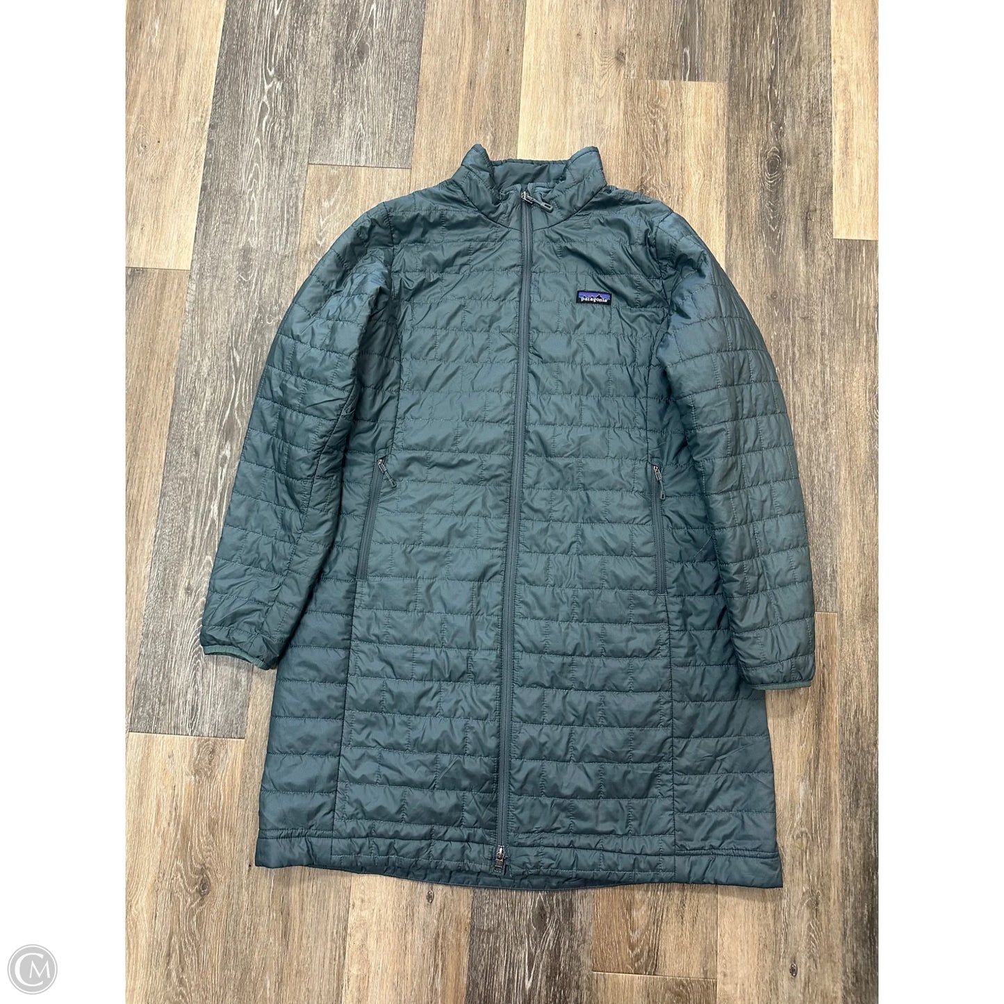 Coat Puffer & Quilted By Patagonia In Teal, Size: Xl