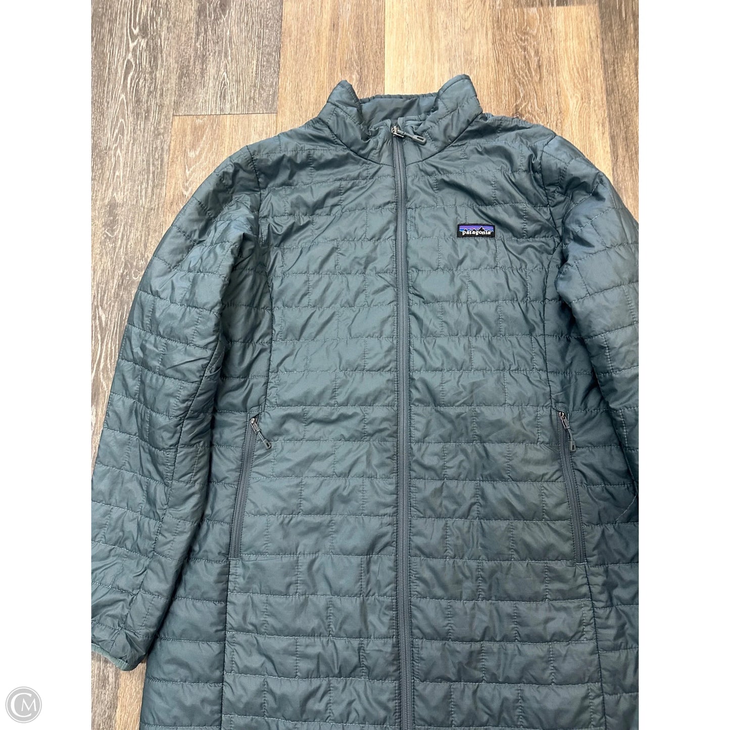 Coat Puffer & Quilted By Patagonia In Teal, Size: Xl