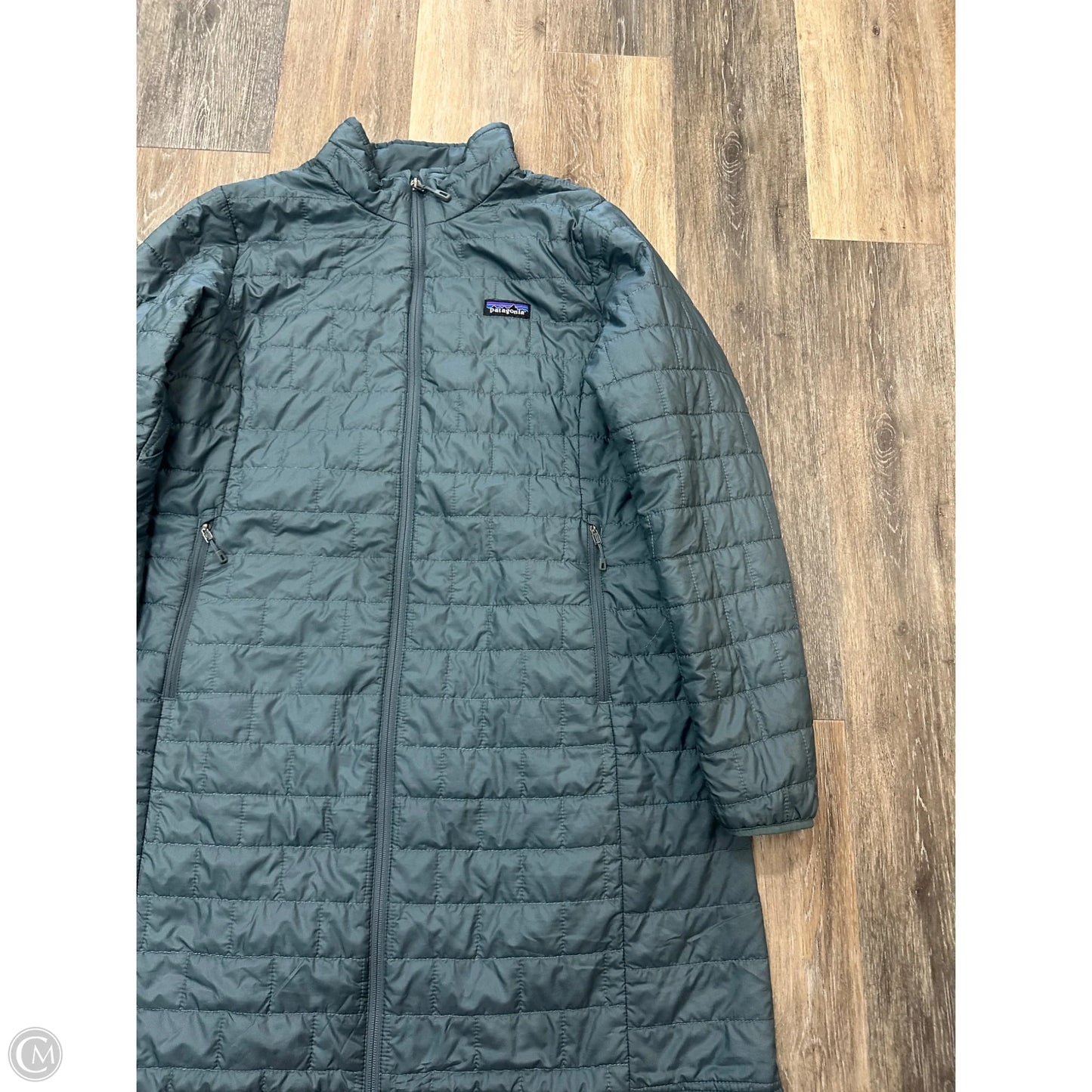 Coat Puffer & Quilted By Patagonia In Teal, Size: Xl