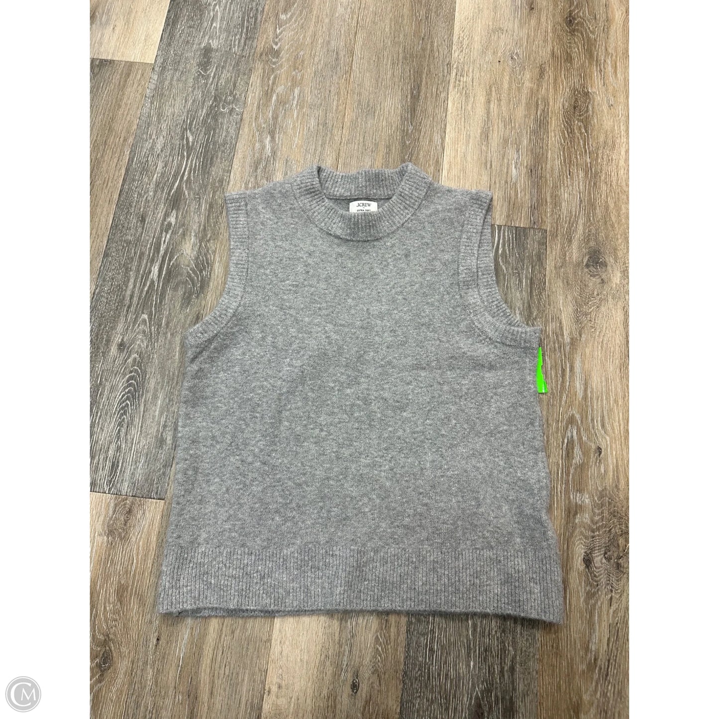 -Sweater Short Sleeve By J. Crew In Grey, Size: S