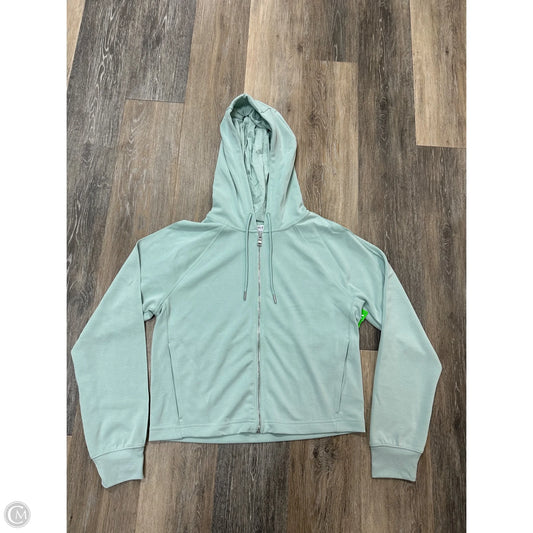 -Athletic Sweatshirt Hoodie By Athleta In Teal, Size: S