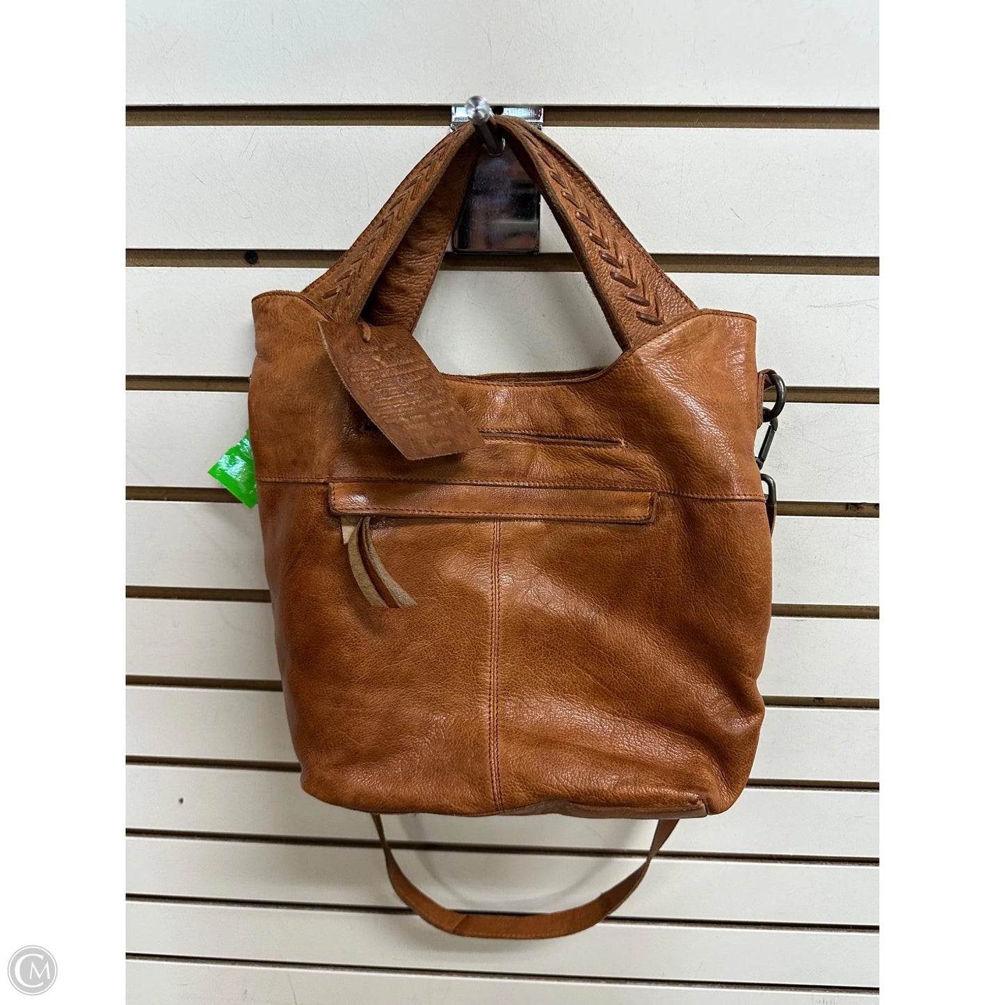 Handbag Leather By Latico, Size: Medium