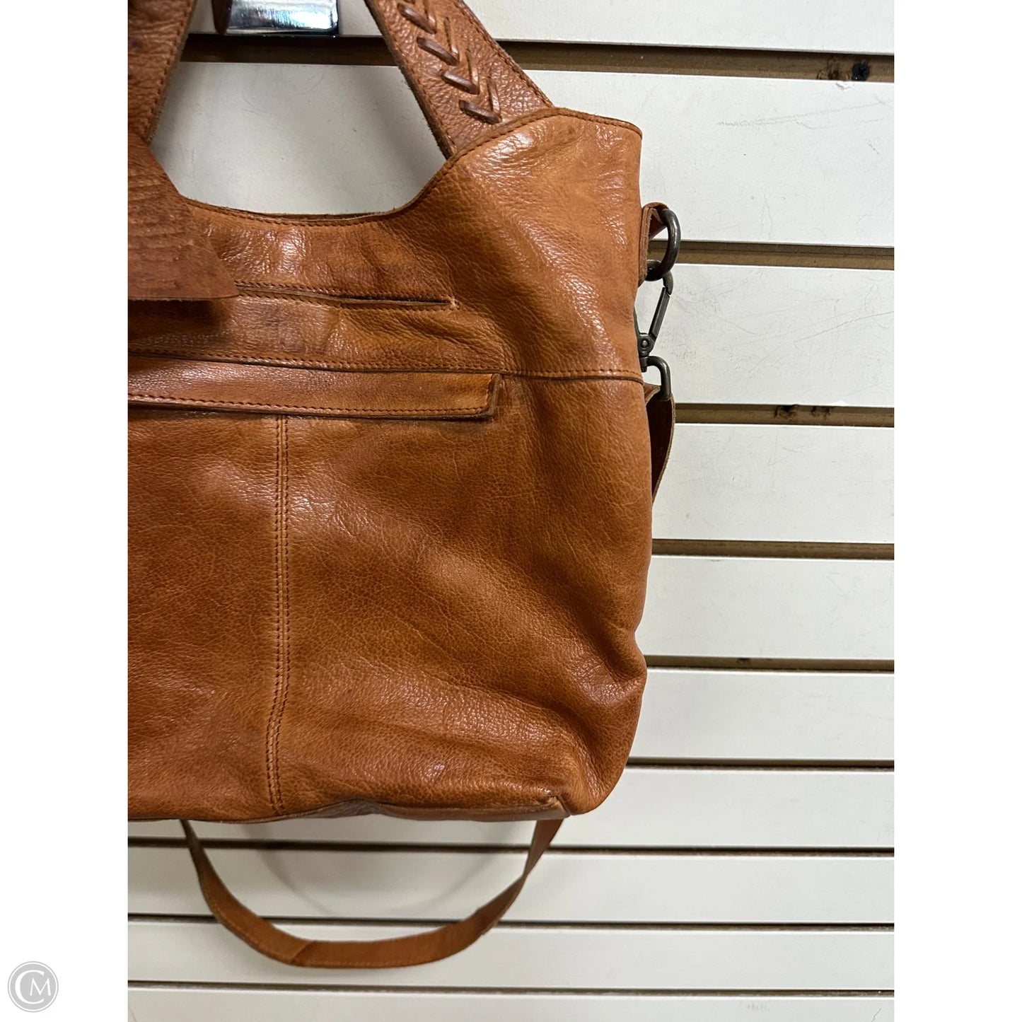 Handbag Leather By Latico, Size: Medium