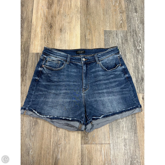 Shorts By Judy Blue In Blue Denim, Size: 1x