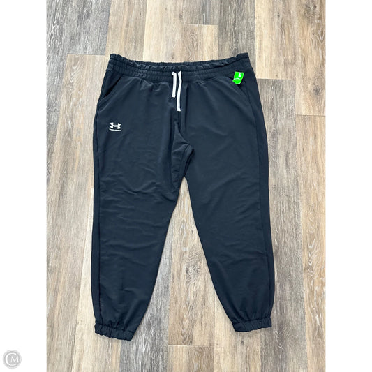 Athletic Pants By Under Armour In Black, Size: 2x