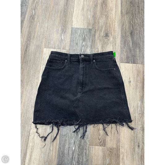 Skirt Mini & Short By Abercrombie And Fitch In Black Denim, Size: 6
