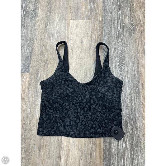 Athletic Tank Top By Lululemon In Animal Print, Size: 4