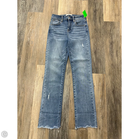 Jeans Straight By Risen In Blue Denim, Size: 2